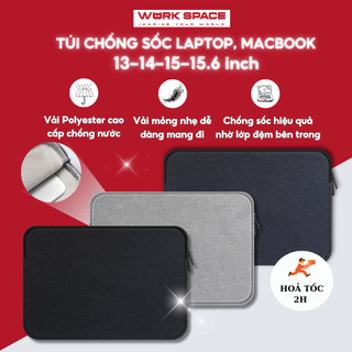Túi đựng máy tính, túi chống sốc laptop, macbook 13-14-15-15.6 inch, cực đẹp, dày dặn,chống thấm nước,khóa kéo chắn chắc