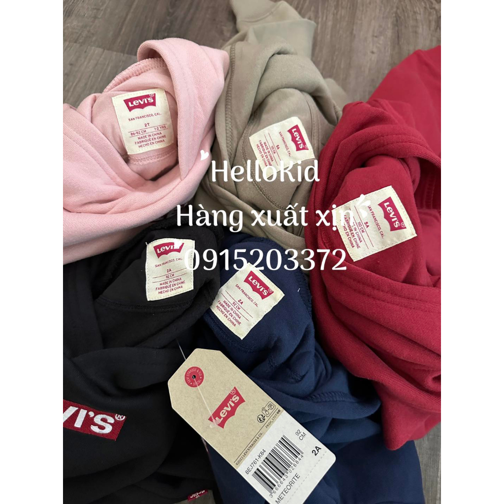 Áo nỉ hoodie Lv cho bé