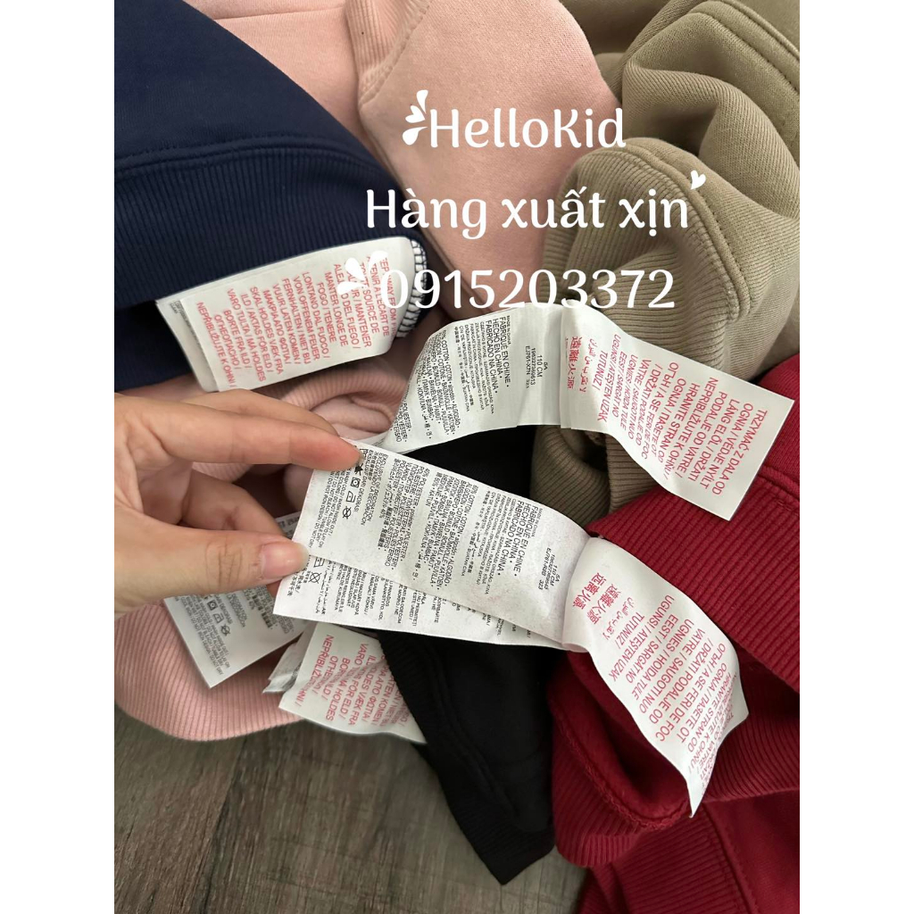 Áo nỉ hoodie Lv cho bé