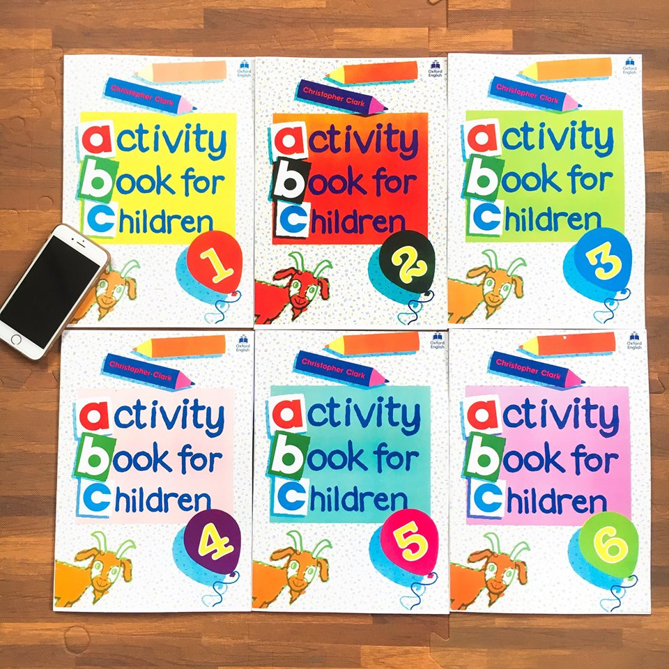 Sách - Activity book for Children - bộ 6 cuốn