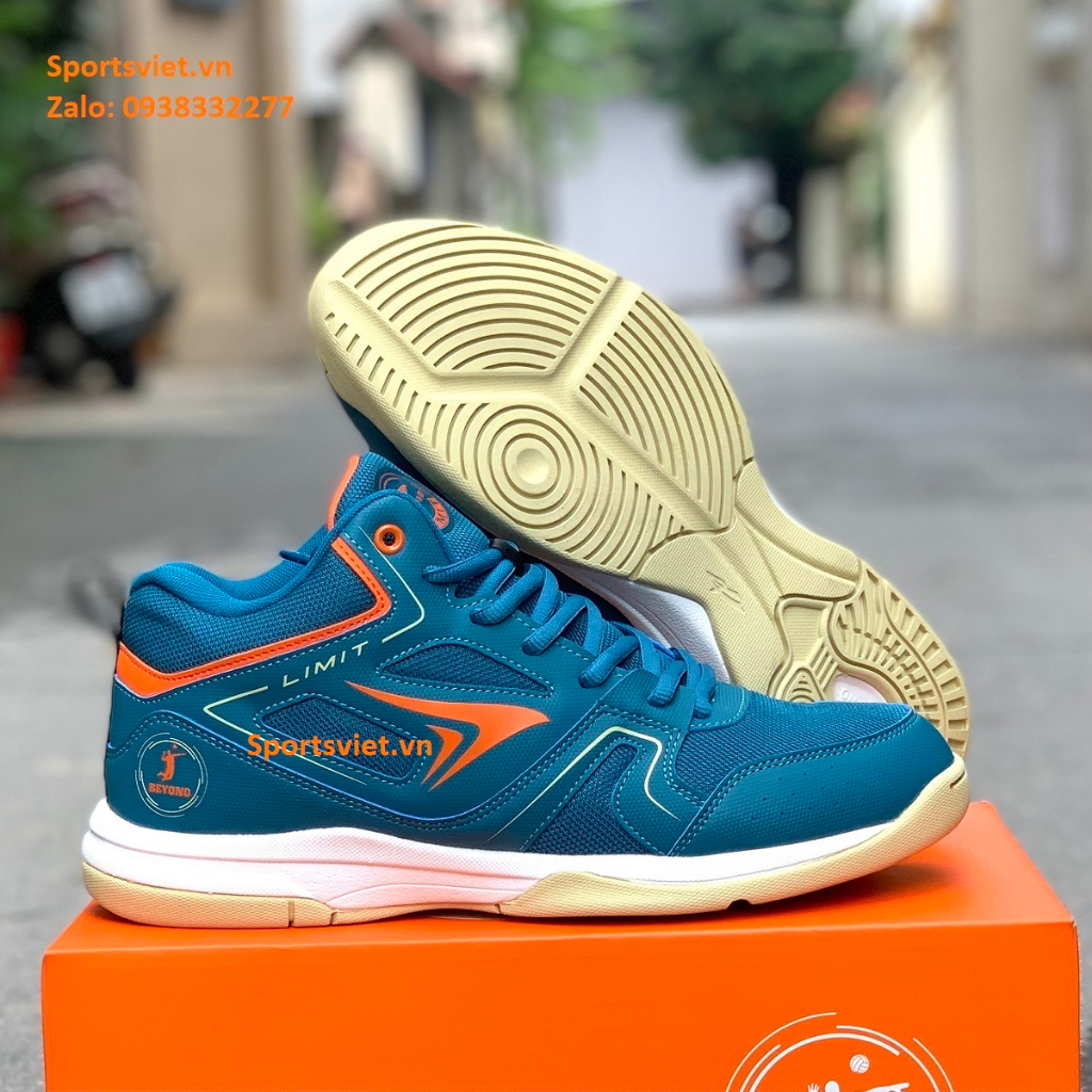 Giày đánh bóng chuyền nam cày sân bê tông Limit/ XP/Nagaki/Spiking nhiều màu lựa chọn: Đen, xanh, đỏ, trắng