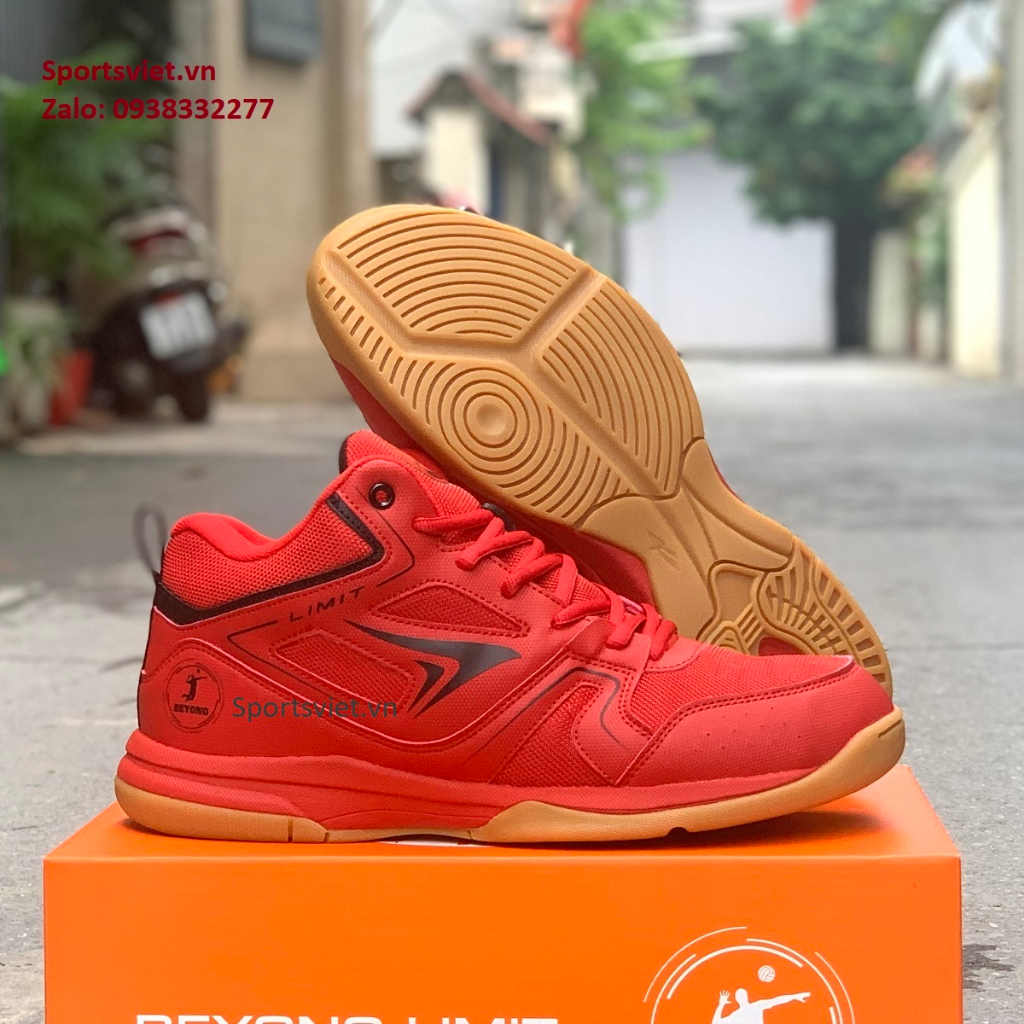 Giày đánh bóng chuyền nam cày sân bê tông Limit/ XP/Nagaki/Spiking nhiều màu lựa chọn: Đen, xanh, đỏ, trắng