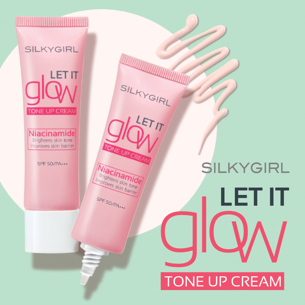 Kem Lót Nâng Tông Silkygirl Let It Grow Tone Up Cream 25ML