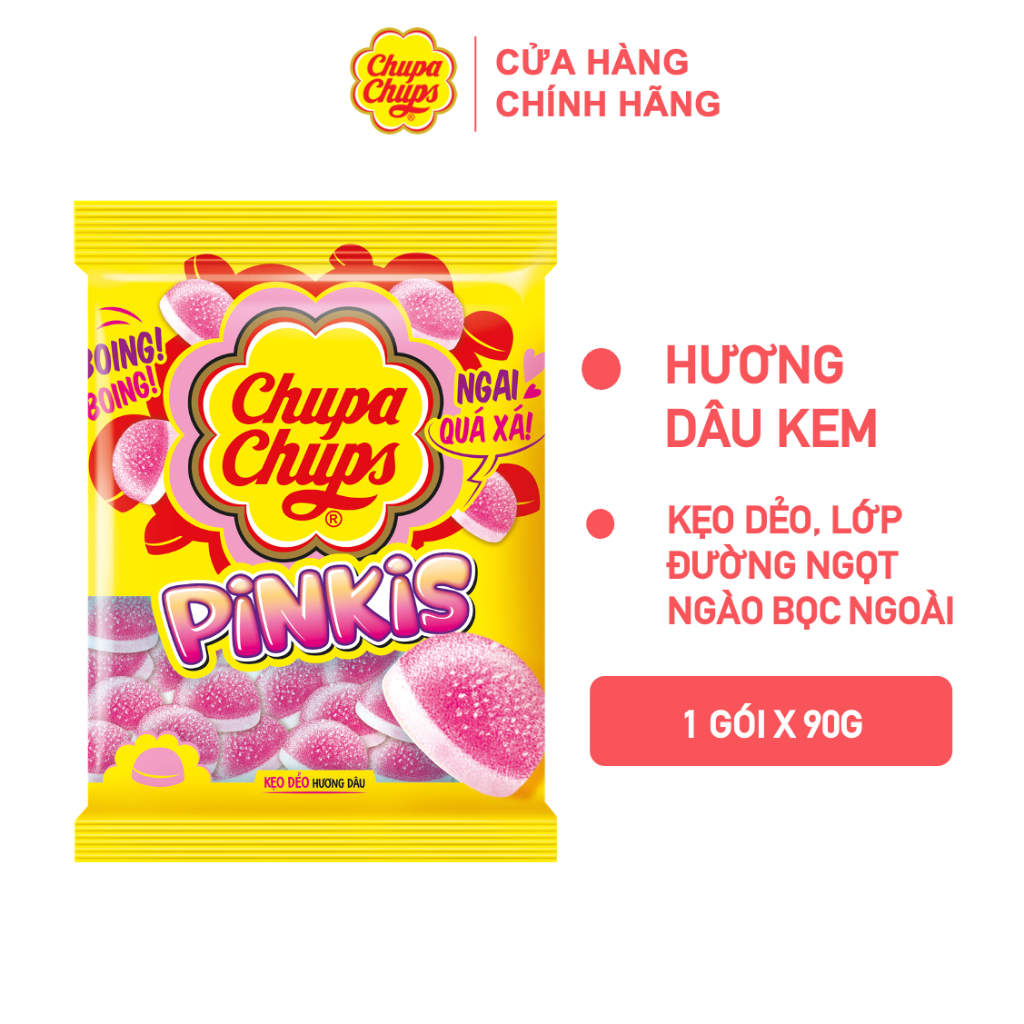 Kẹo dẻo Chupa Chups đa dạng hình dáng ( gói 90g)