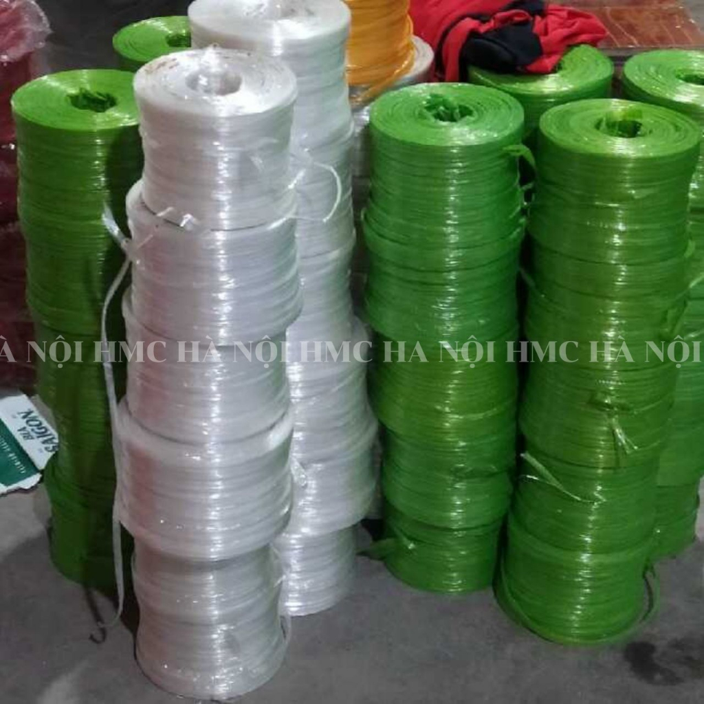 Dây dứa, dây nilon, dây buộc hàng nhiều màu cuộn 800gram