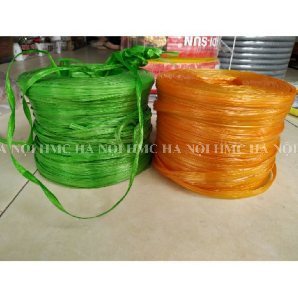 Dây dứa, dây nilon, dây buộc hàng nhiều màu cuộn 800gram