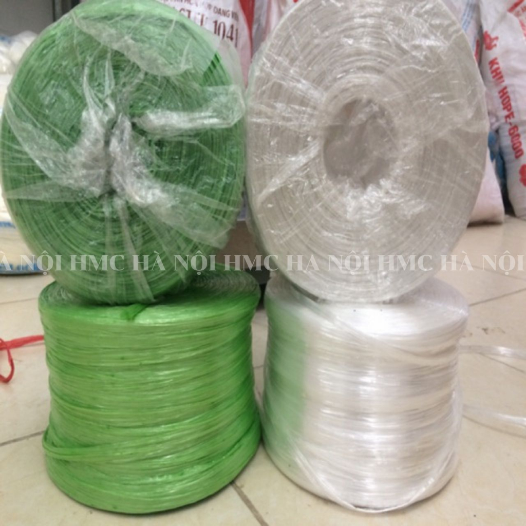 Dây dứa, dây nilon, dây buộc hàng nhiều màu cuộn 800gram