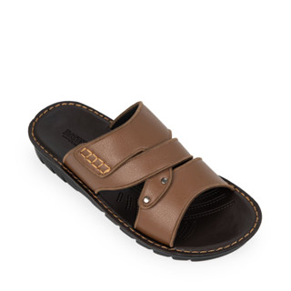  Dép Nam Quai Ngang Thời Trang Cao Cấp DATINNOS Da Nhân Tạo  Đen Nâu Bò  - Hàng Chính Hãng DTD01 