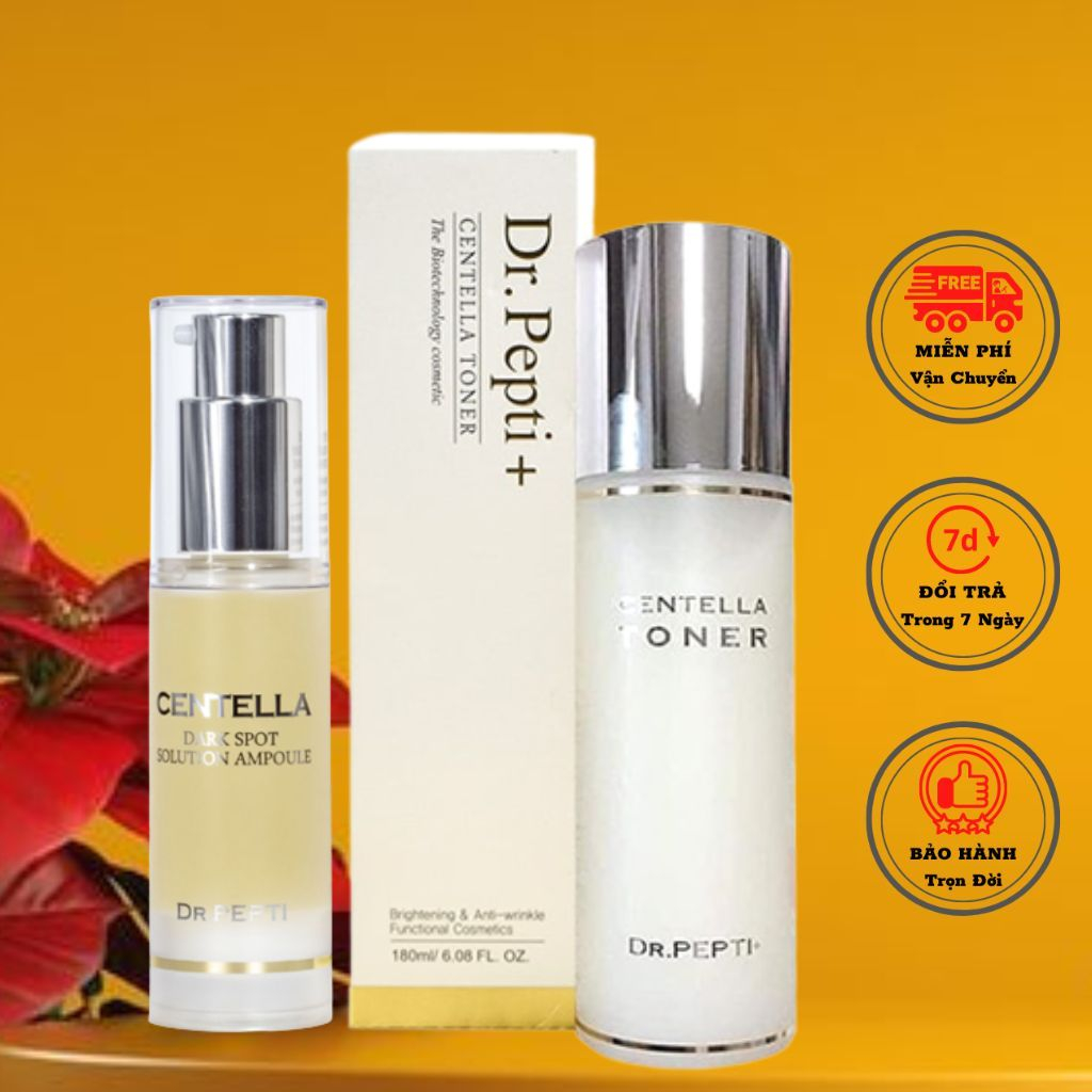 Combo Serum và Tone Dr.Pepti Centella New