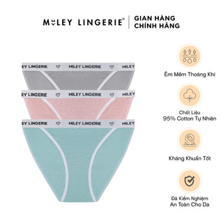 Combo 3 Quần Lót Nữ Melange High Cut Miley Lingerie (Màu ngẫu nhiên)
