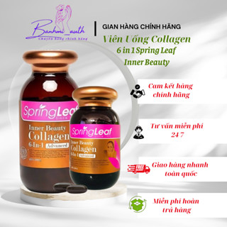 Viên Uống Collagen 6 in 1 Spring Leaf Inner Beauty Úc, 180 viên