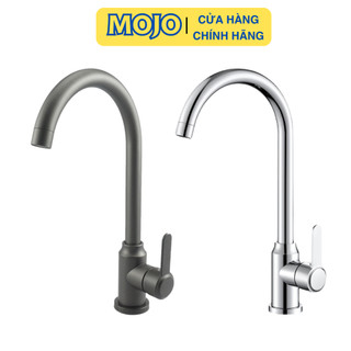Vòi rửa chén bát inox304 cao cấp xoay 360 độ nóng lạnh gắn chậu mojo