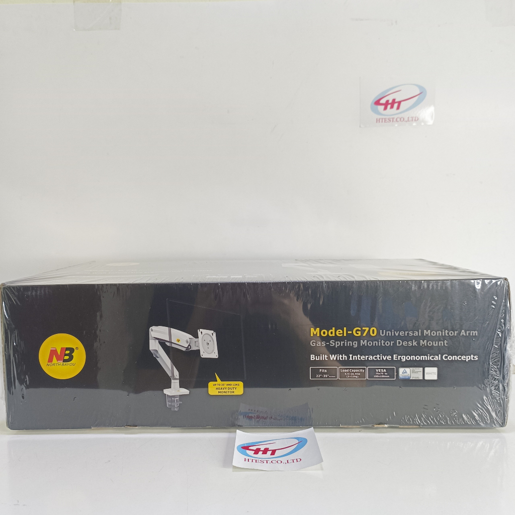 Arm | Tay | Giá treo màn hình máy tính North Bayou NB G70  - Màu trắng - Hàng chính hãng