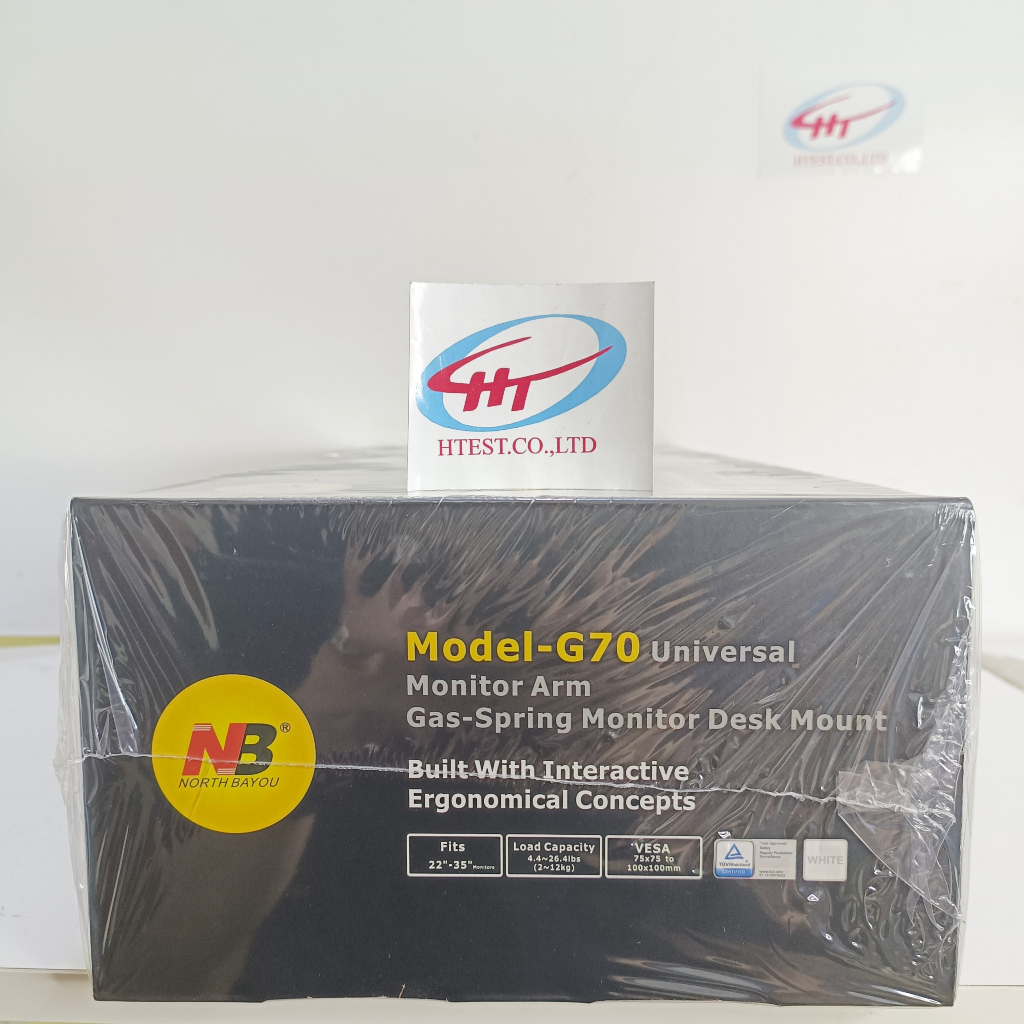 Arm | Tay | Giá treo màn hình máy tính North Bayou NB G70  - Màu trắng - Hàng chính hãng