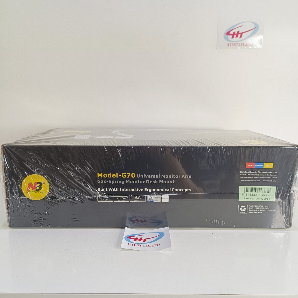 Arm | Tay | Giá treo màn hình máy tính North Bayou NB G70  - Màu trắng - Hàng chính hãng