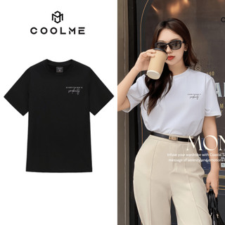 Áo phông nữ Everything/ White tay lỡ dáng rộng chất cotton premium 4 chiều thoáng mát, không bai xù- Coolme