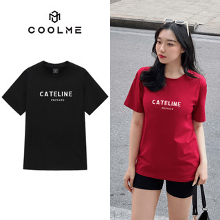 Áo phông Cateline/ Red tay lỡ dáng rộng chất cotton premium 4 chiều thoáng mát, không bai xù- Coolme