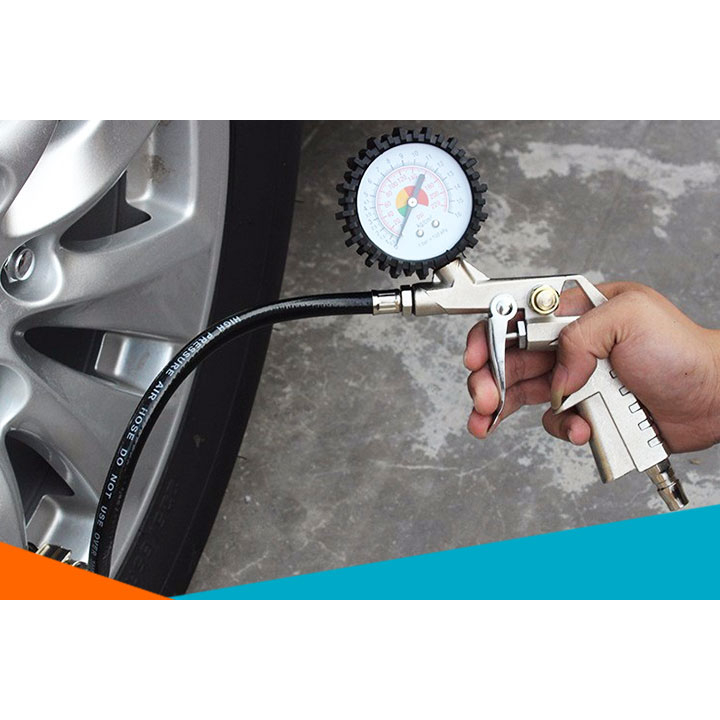 Đồng hồ bơm lốp giá rẻ TCG-019A - 8 Bar, 120 PSI dùng hơi
