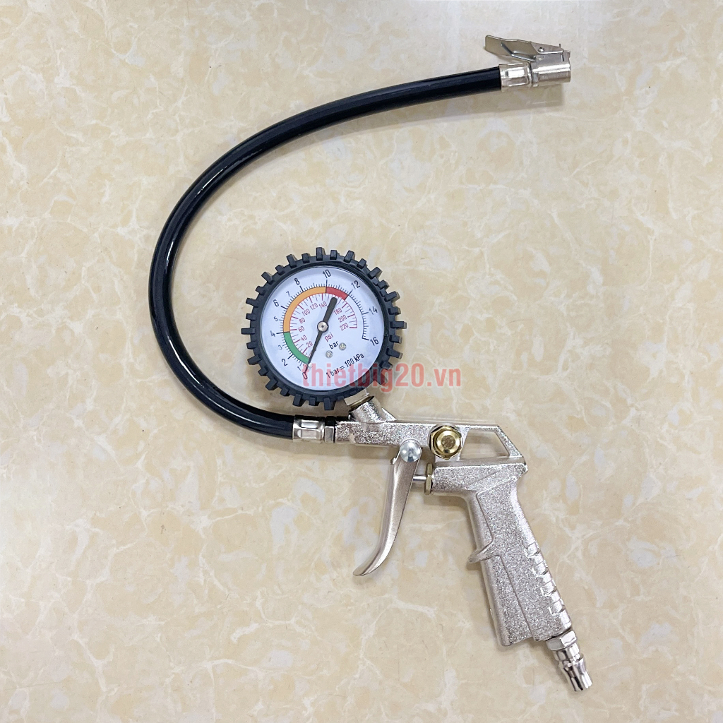 Đồng hồ bơm lốp giá rẻ TCG-019A - 8 Bar, 120 PSI dùng hơi