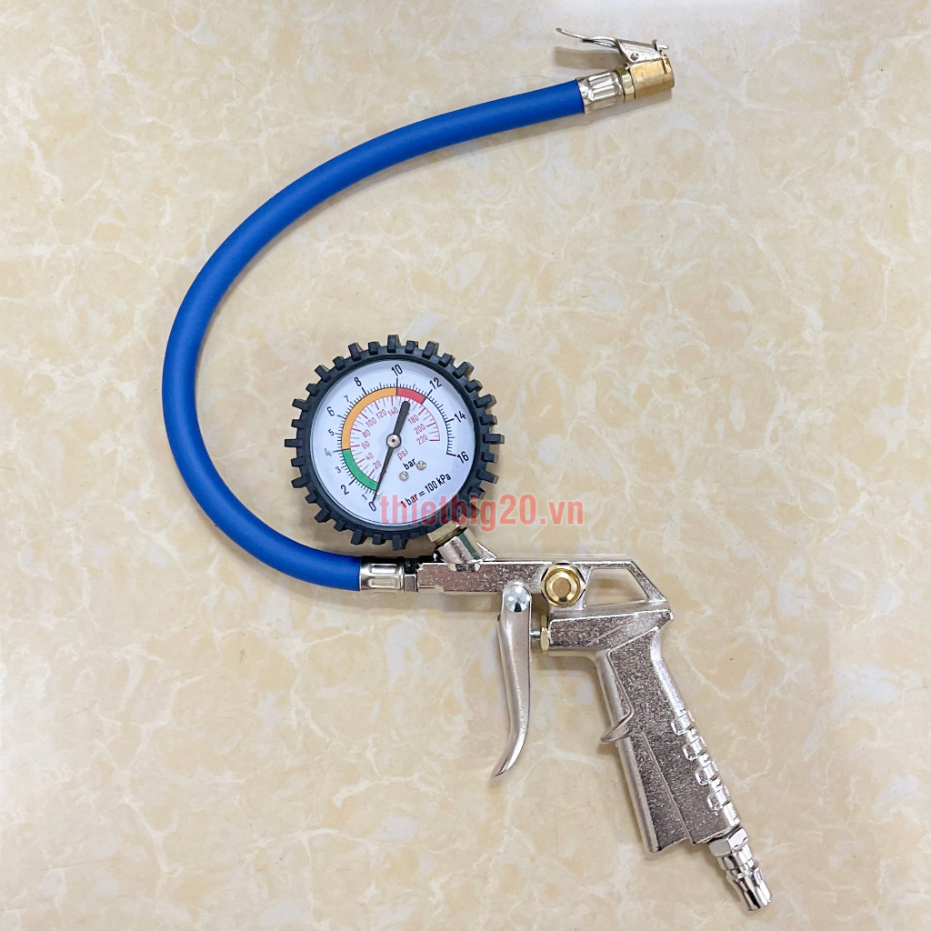 Đồng hồ bơm lốp giá rẻ TCG-019A - 8 Bar, 120 PSI dùng hơi