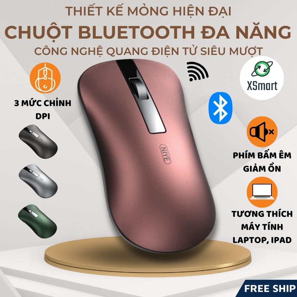 Chuột Bluetooth Không Dây Pin Sạc M500 Wireless 2 Chế Độ, Thiết Kế Mỏng Nhẹ