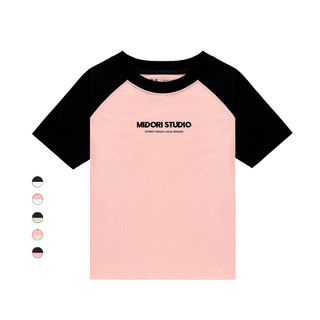 Áo thun Baby Tee Raglan BASIC Unisex phông Nam Nữ Local Brand Chính Hãng Midori M Studio