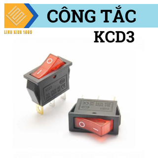 KCD3 công tắc nguồn màu đỏ
