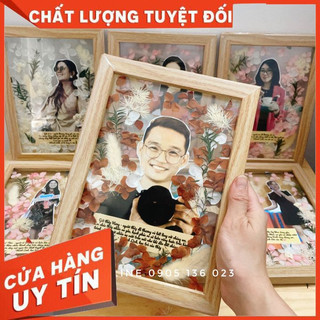 Quà tặng kỉ niệm, quà tặng bạn trai, quà tặng người yêu, quà tặng chồng với khung tranh handmade
