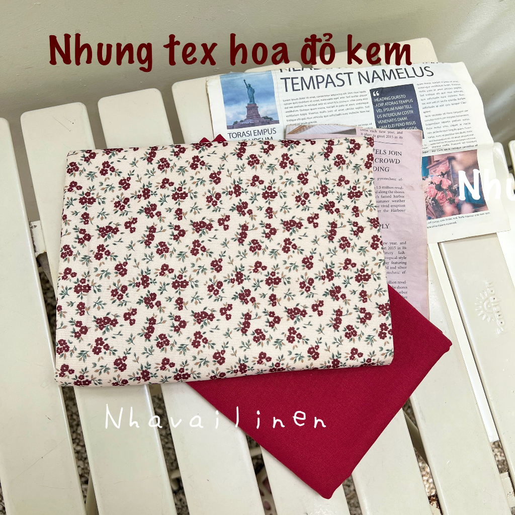 Vải Nhung Tex Hàng Cao Cấp Chất Vải Dày Dặn Phù Hợp May Áo Khoác,May Quần Áo - Nhà vải Linen