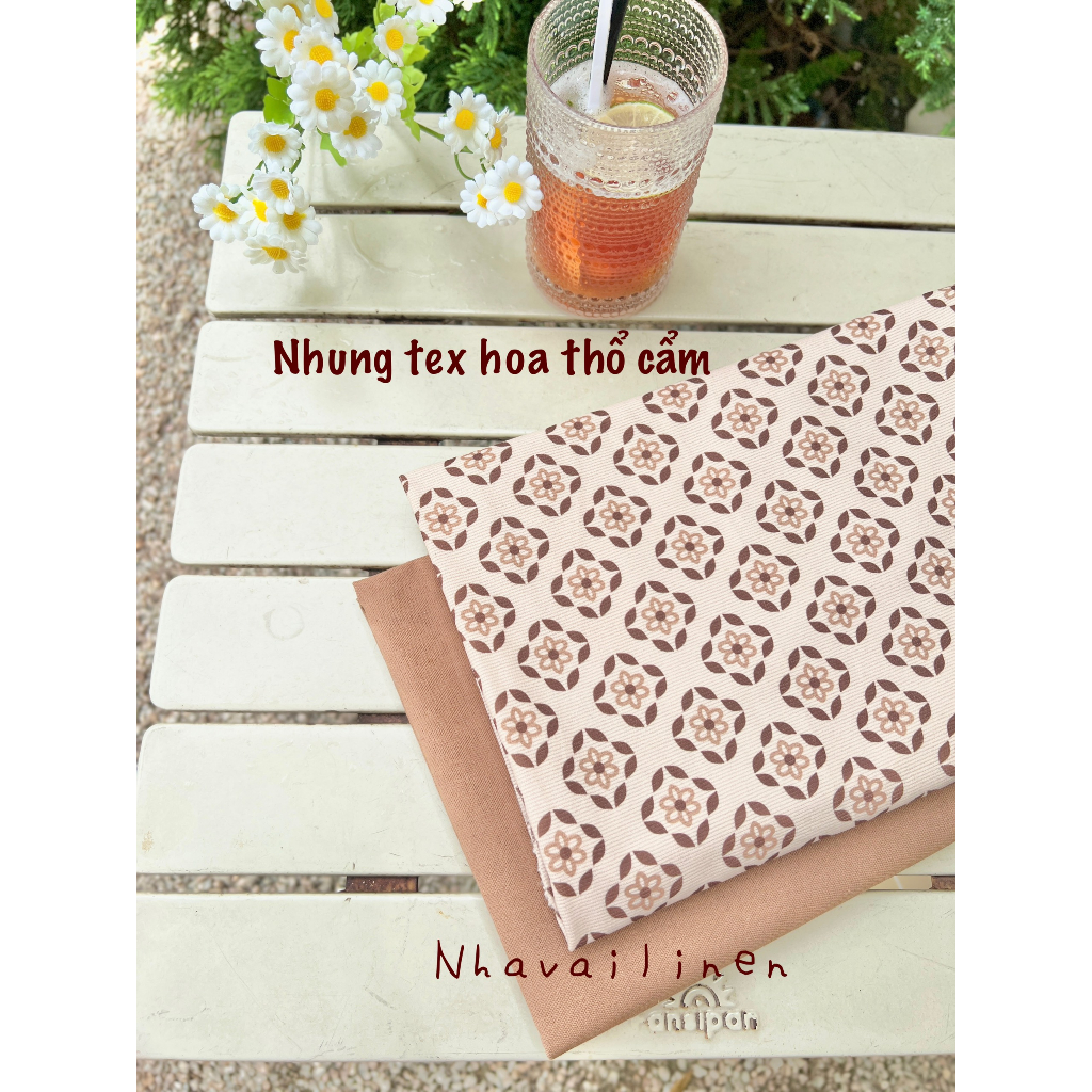 Vải Nhung Tex Hàng Cao Cấp Chất Vải Dày Dặn Phù Hợp May Áo Khoác,May Quần Áo - Nhà vải Linen