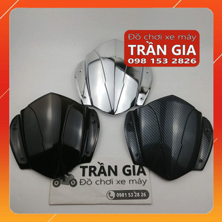 Mão ốp đầu xe SH nam 125i 150i 160i năm 2020-2021-2022-2023-2024 Chắn gió Sh Việt 125 150 160 màu khói xi inox carbon