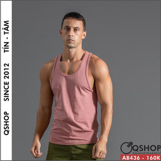 Áo thun 3 lỗ nam thun cotton sành điệu qshop ab436