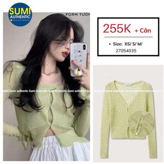 [Mango Auth] Áo Cadigan Len Dệt Kim Mango