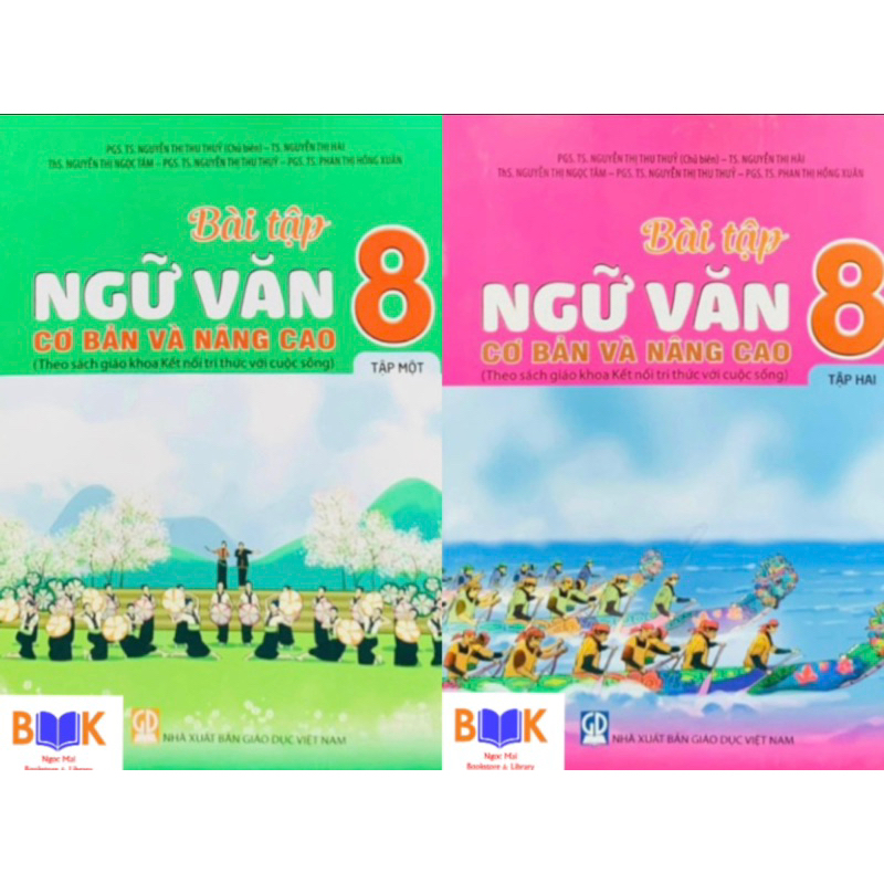 Sách -(Combo)Bài Tập Ngữ Văn 8 Cơ Bản và Nâng Cao(Kết Nối)
