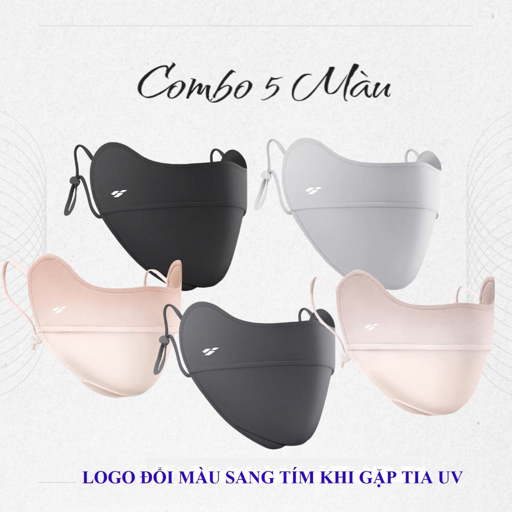 Khẩu trang chống tia uv HANGKAT KATINY chính hãng chống nắng Upf 50+