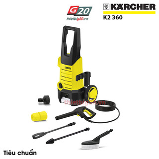 Máy rửa xe gia đình có chỉnh áp karcher k2 360 kap