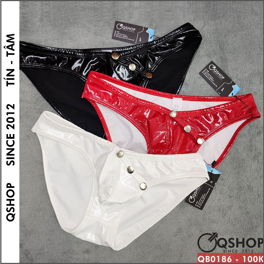 Quần lót tam giác nam giả da cao cấp QSHOP QB0186