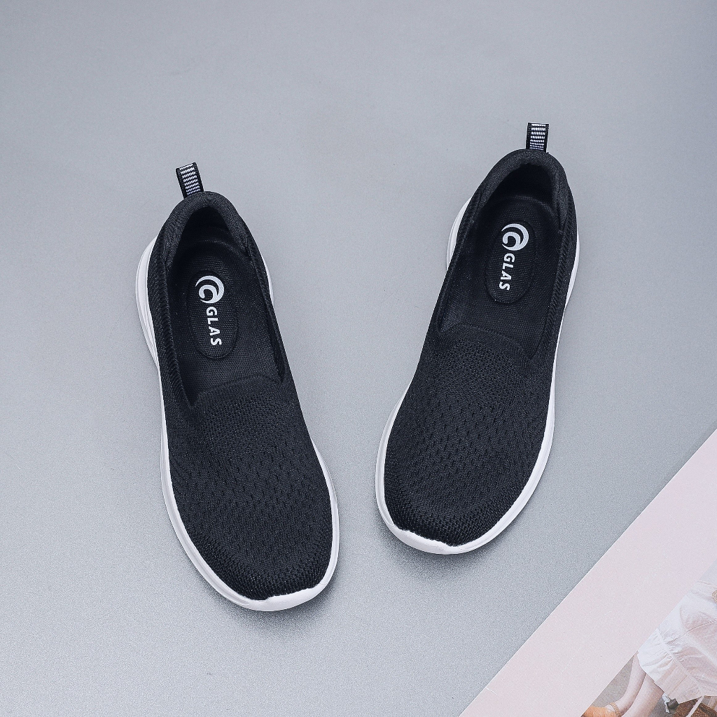 Giày Thể Thao Nữ Sợi Dệt Thoáng Khí Đế PHYLON Siêu nhẹ GLAS G2303