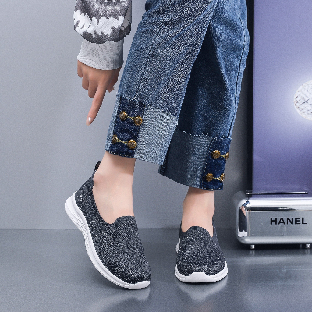 Giày Thể Thao Nữ Sợi Dệt Thoáng Khí Đế PHYLON Siêu nhẹ GLAS G2303