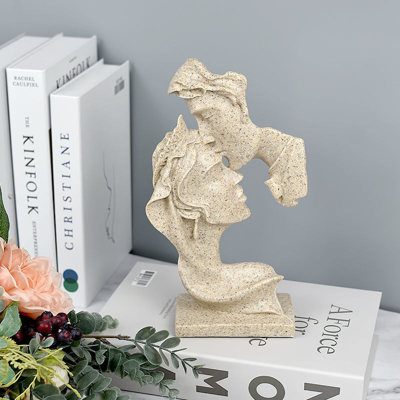Tượng im lặng không nói decor phòng khách, phòng ngủ MỊNT store