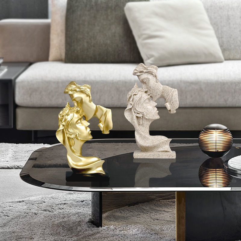 Tượng im lặng không nói decor phòng khách, phòng ngủ MỊNT store