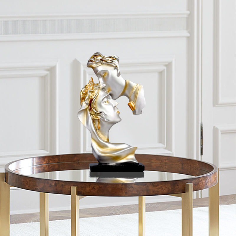 Tượng im lặng không nói decor phòng khách, phòng ngủ MỊNT store