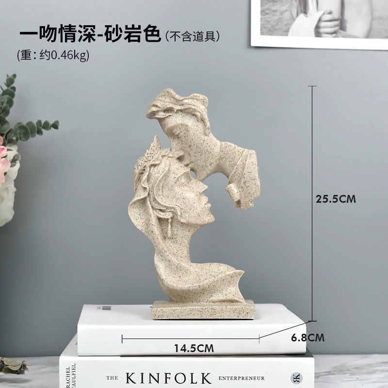 Tượng im lặng không nói decor phòng khách, phòng ngủ MỊNT store