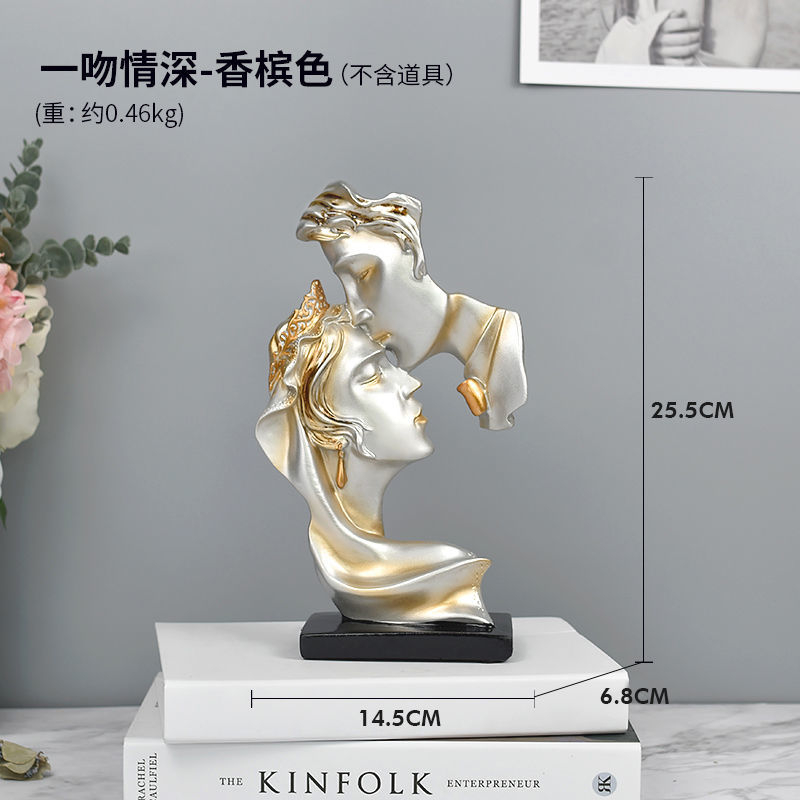 Tượng im lặng không nói decor phòng khách, phòng ngủ MỊNT store