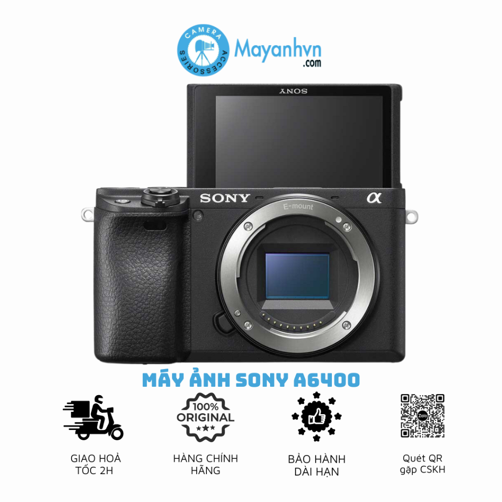 Máy Ảnh Sony Alpha A6400 Mới 100%
