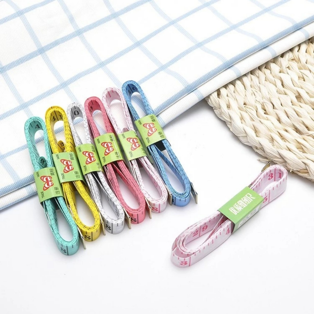 Thước dây 1.5m LULY SPORT dây mề mại dùng đo eo, cắt may