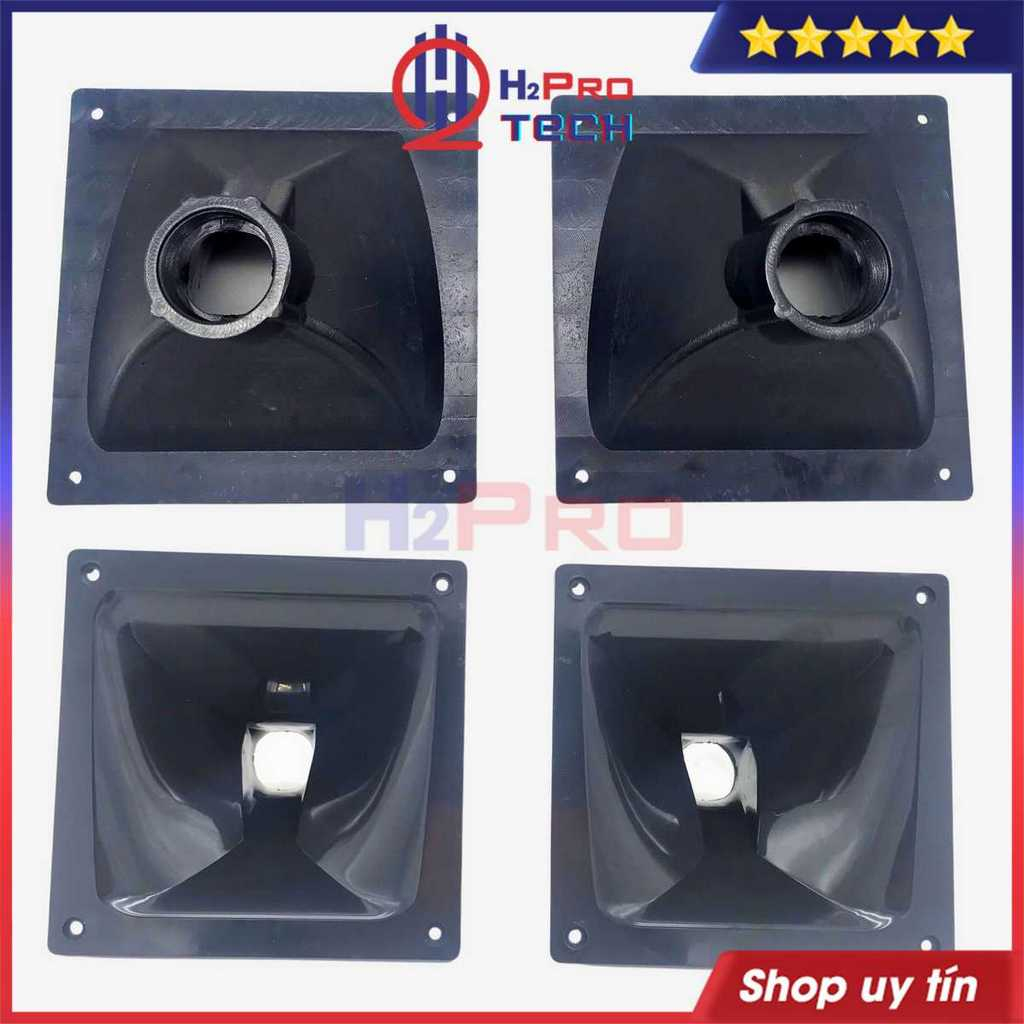 2 Phễu Loa Treble Kèn 250, 350, 450, 550 Cao Cấp , Nhựa Dàn Dặn Cỡ 28X11, 12X12, 16X16, 19X19 - H2Pro Tech