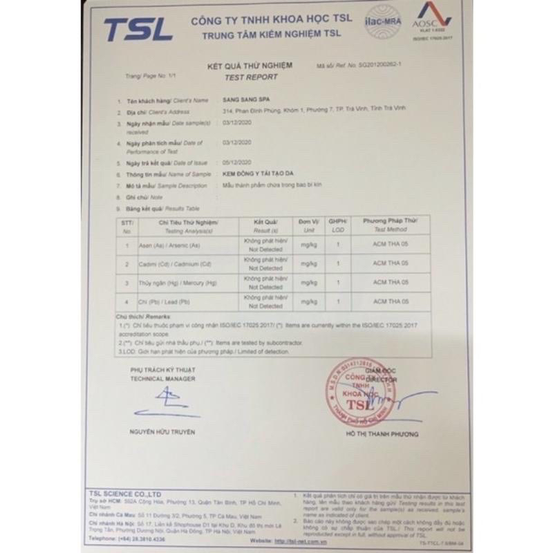 Kem Dưỡng Sau Tái Tạo Số 3 Đông Y Cao Cấp Chuẩn Kim Spa