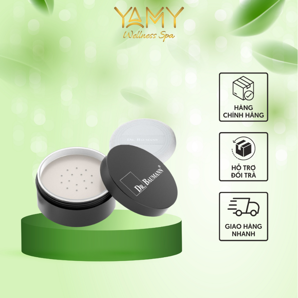 Phấn Phủ Dr. Baumann Thuần Chay Lành Tính An Toàn Trong Suốt Lâu Trôi Nền Loose Powder Dr. Baumann M