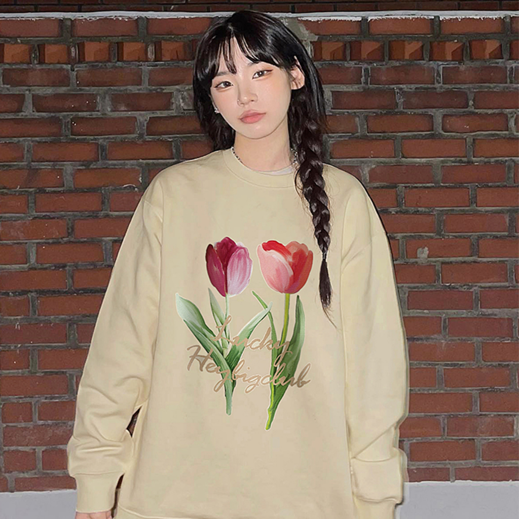 Áo Sweater HALEY HS56 Unisex Nam Nữ  Phong Cách Hàn Quôc Form Rộng Dày Dặn Chất Nỉ Bông Nỉ Lông Cáo Ấm Áp